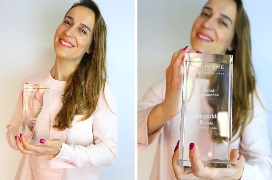 Margarida Rosa with the Digital Performance Award